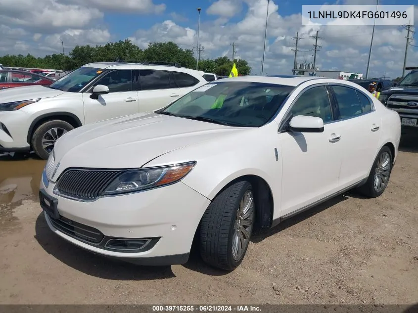 1LNHL9DK4FG601496 2015 Lincoln Mks