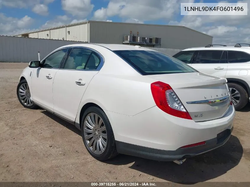 1LNHL9DK4FG601496 2015 Lincoln Mks