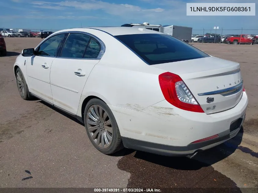 1LNHL9DK5FG608361 2015 Lincoln Mks