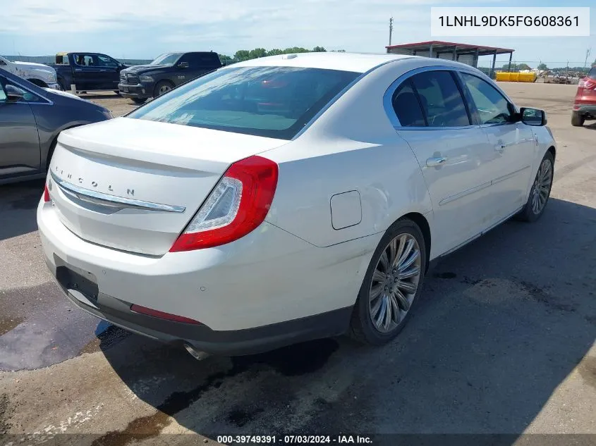 1LNHL9DK5FG608361 2015 Lincoln Mks