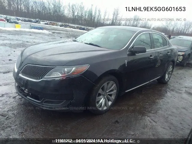 2016 Lincoln Mks VIN: 1LNHL9EK5GG601653 Lot: 11981262