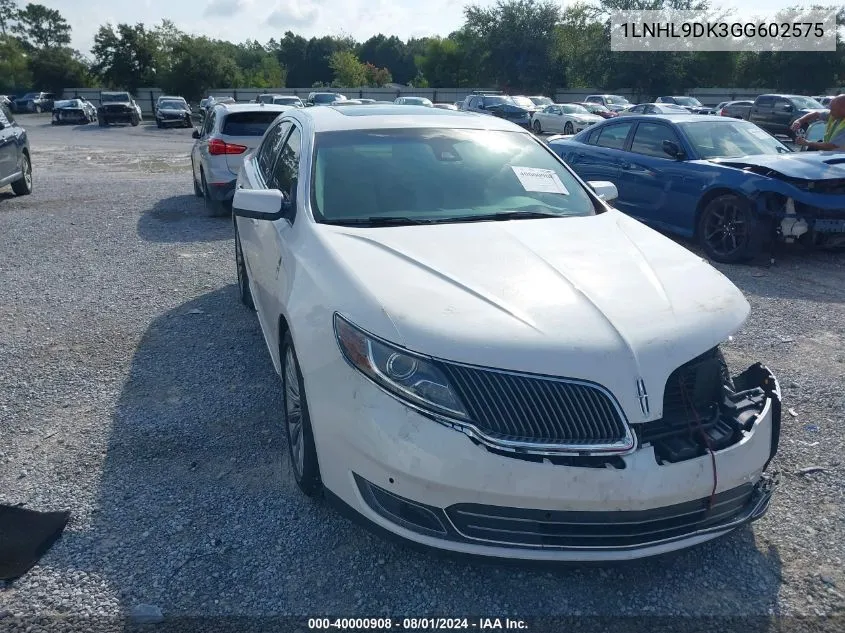 1LNHL9DK3GG602575 2016 Lincoln Mks