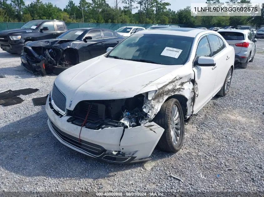 1LNHL9DK3GG602575 2016 Lincoln Mks