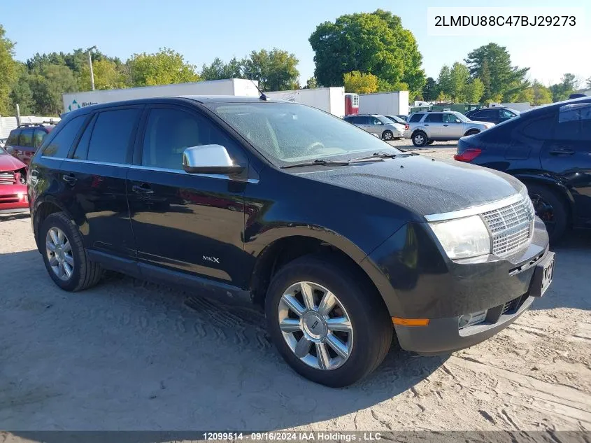 2LMDU88C47BJ29273 2007 Lincoln Mkx