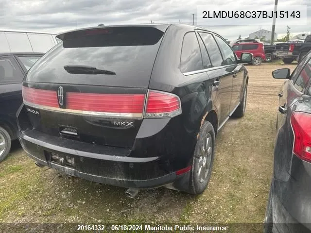 2LMDU68C37BJ15143 2007 Lincoln Mkx