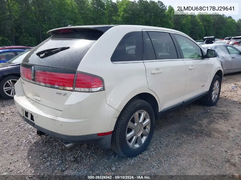 2LMDU68C17BJ29641 2007 Lincoln Mkx