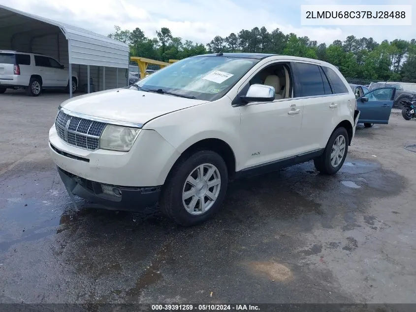 2LMDU68C37BJ28488 2007 Lincoln Mkx