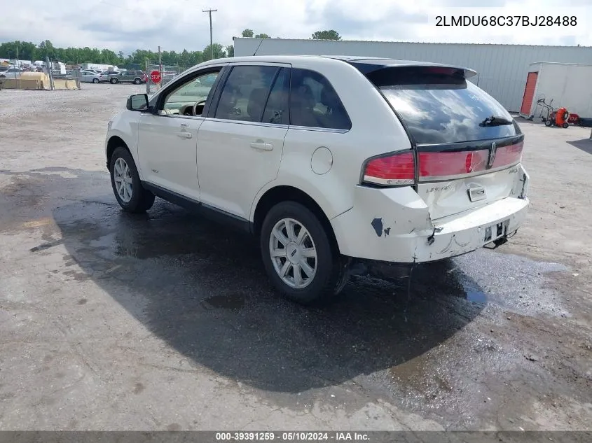 2LMDU68C37BJ28488 2007 Lincoln Mkx