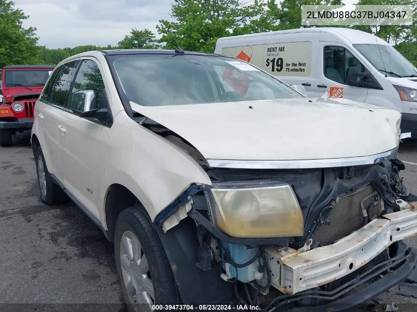 2LMDU88C37BJ04347 2007 Lincoln Mkx