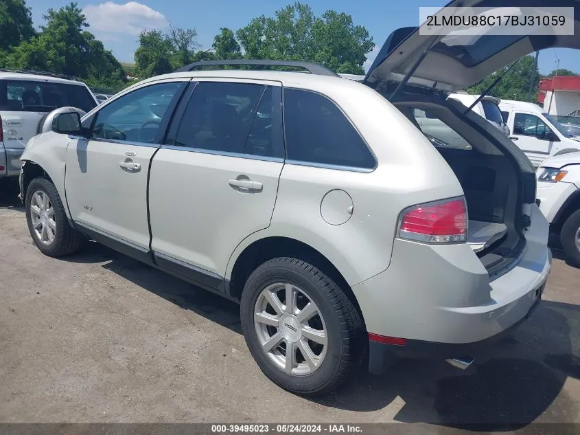 2LMDU88C17BJ31059 2007 Lincoln Mkx