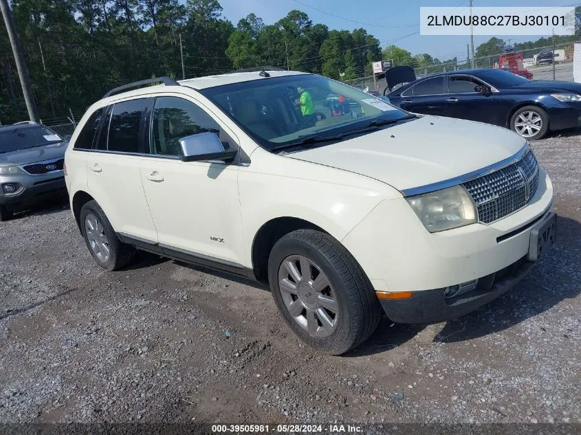 2LMDU88C27BJ30101 2007 Lincoln Mkx