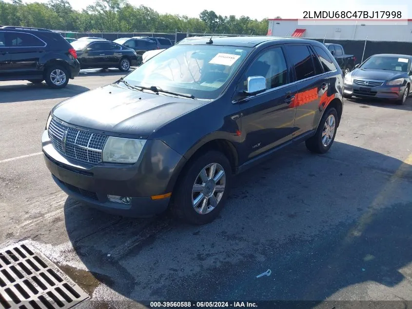 2LMDU68C47BJ17998 2007 Lincoln Mkx