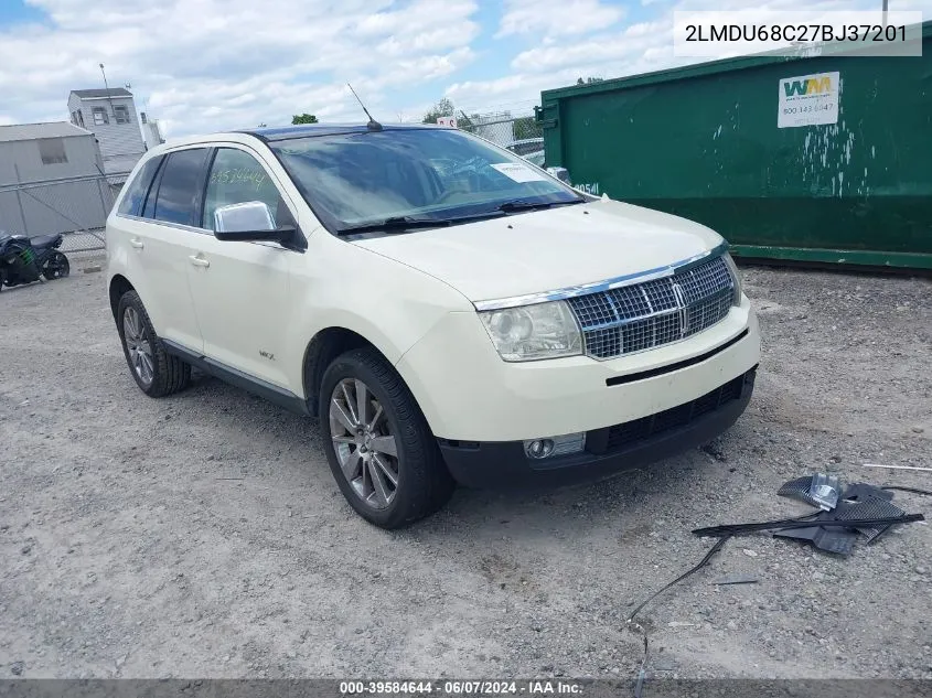 2LMDU68C27BJ37201 2007 Lincoln Mkx