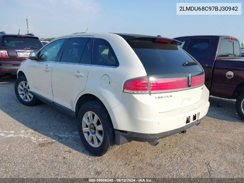 2LMDU68C97BJ30942 2007 Lincoln Mkx