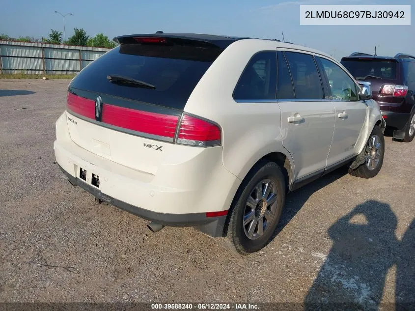 2007 Lincoln Mkx VIN: 2LMDU68C97BJ30942 Lot: 39588240