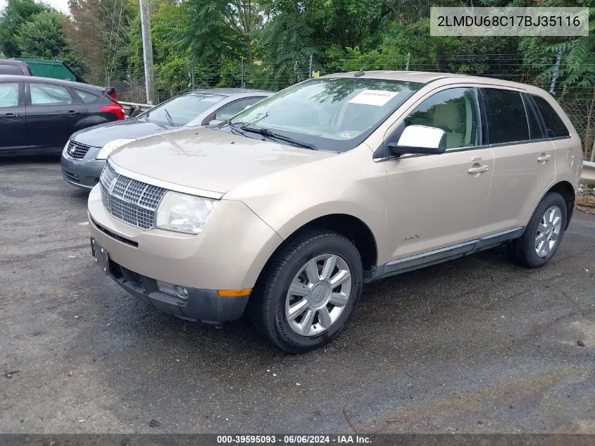 2LMDU68C17BJ35116 2007 Lincoln Mkx