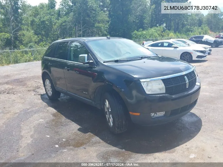 2LMDU68C17BJ30742 2007 Lincoln Mkx