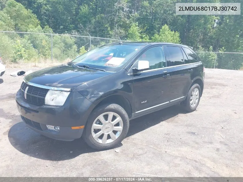 2LMDU68C17BJ30742 2007 Lincoln Mkx