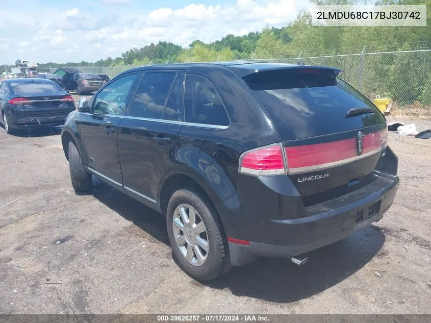 2LMDU68C17BJ30742 2007 Lincoln Mkx