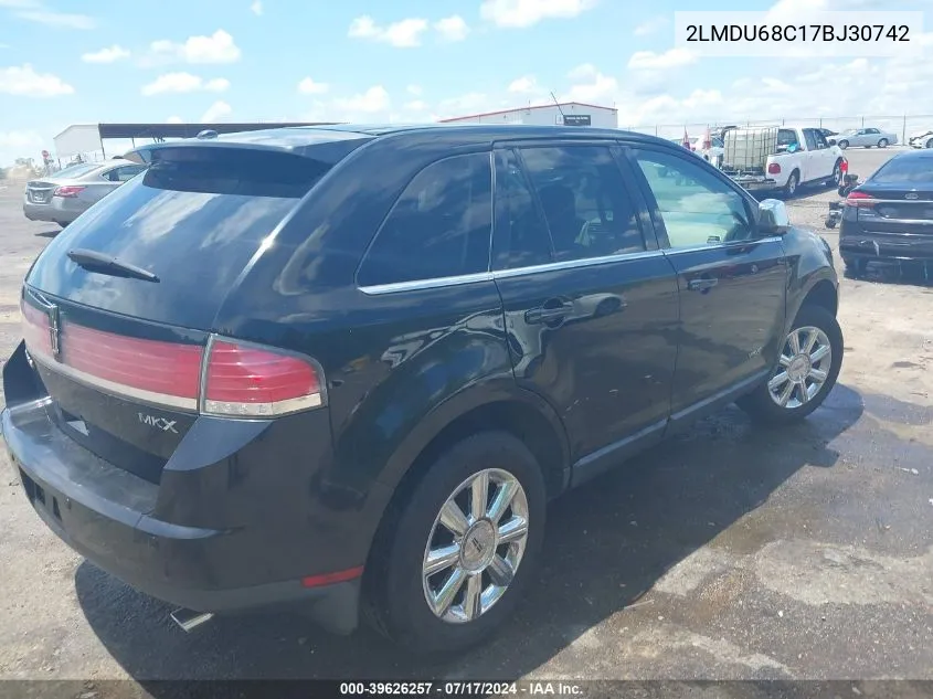 2LMDU68C17BJ30742 2007 Lincoln Mkx