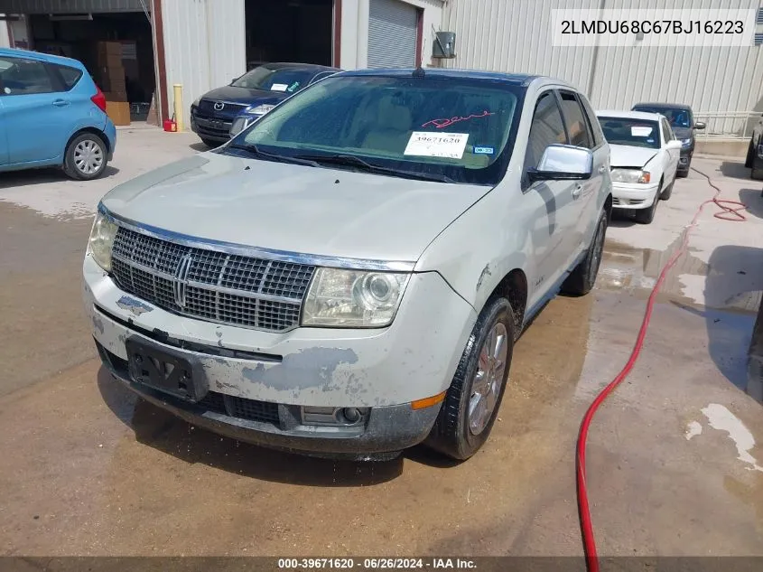 2LMDU68C67BJ16223 2007 Lincoln Mkx