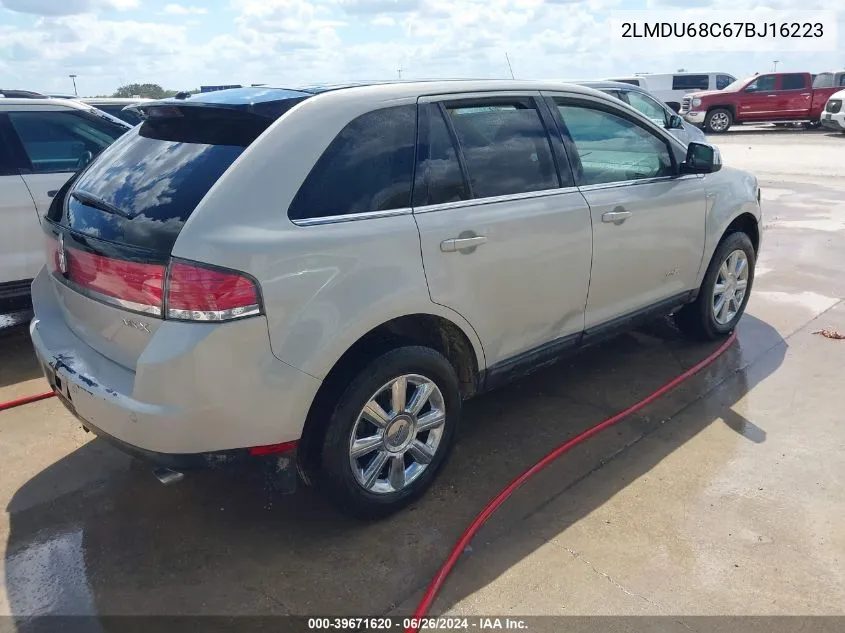 2LMDU68C67BJ16223 2007 Lincoln Mkx