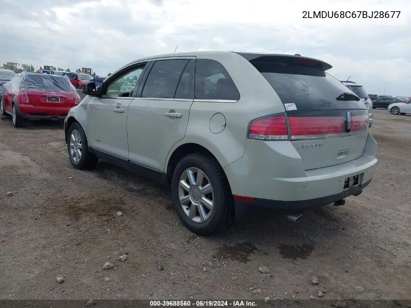 2LMDU68C67BJ28677 2007 Lincoln Mkx