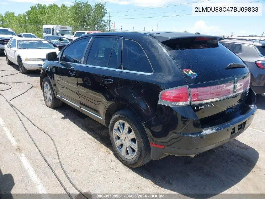 2LMDU88C47BJ09833 2007 Lincoln Mkx