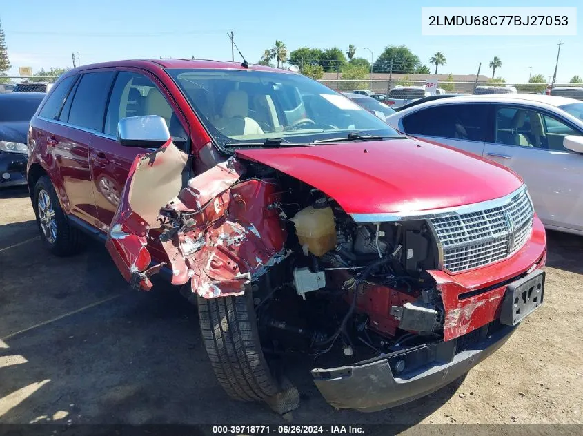 2LMDU68C77BJ27053 2007 Lincoln Mkx