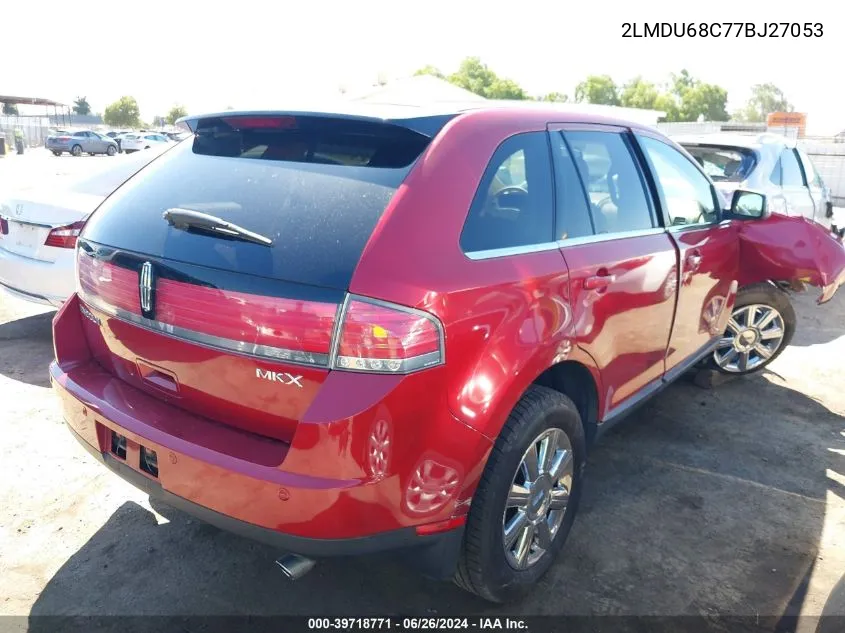 2LMDU68C77BJ27053 2007 Lincoln Mkx