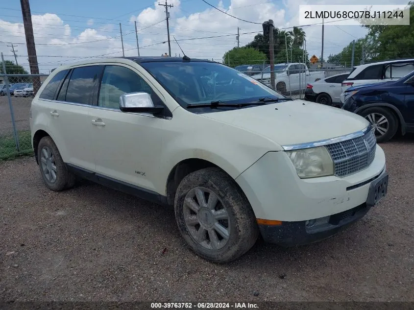 2007 Lincoln Mkx VIN: 2LMDU68C07BJ11244 Lot: 39763752