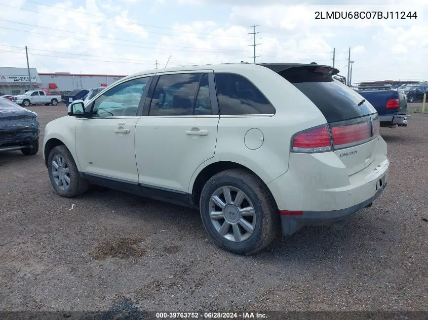 2LMDU68C07BJ11244 2007 Lincoln Mkx