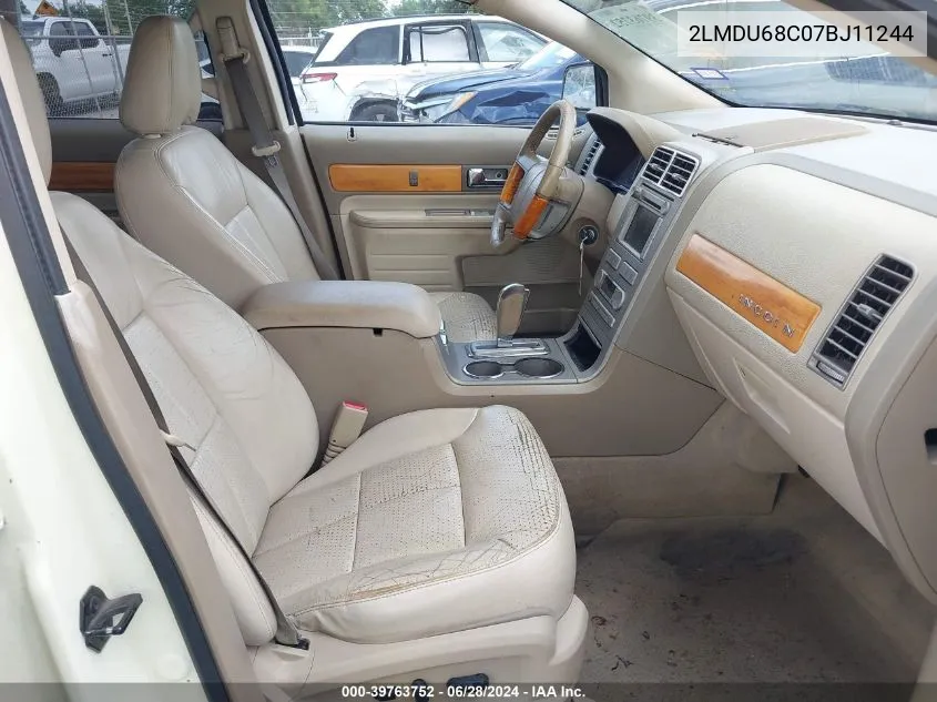 2LMDU68C07BJ11244 2007 Lincoln Mkx