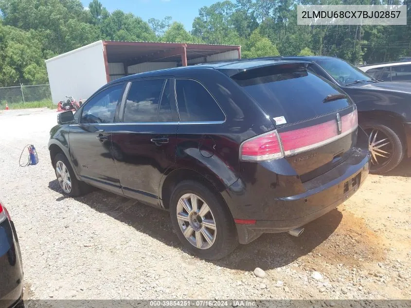 2LMDU68CX7BJ02857 2007 Lincoln Mkx