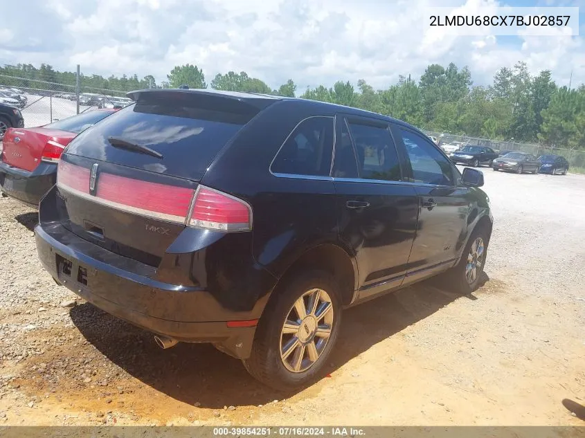 2LMDU68CX7BJ02857 2007 Lincoln Mkx