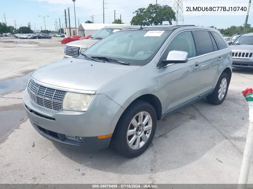 2LMDU68C77BJ10740 2007 Lincoln Mkx