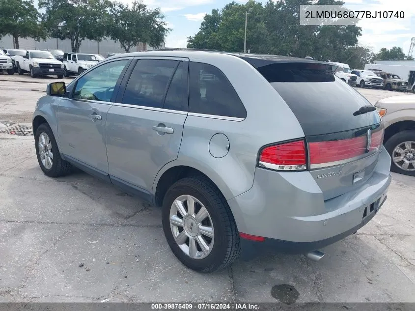 2LMDU68C77BJ10740 2007 Lincoln Mkx