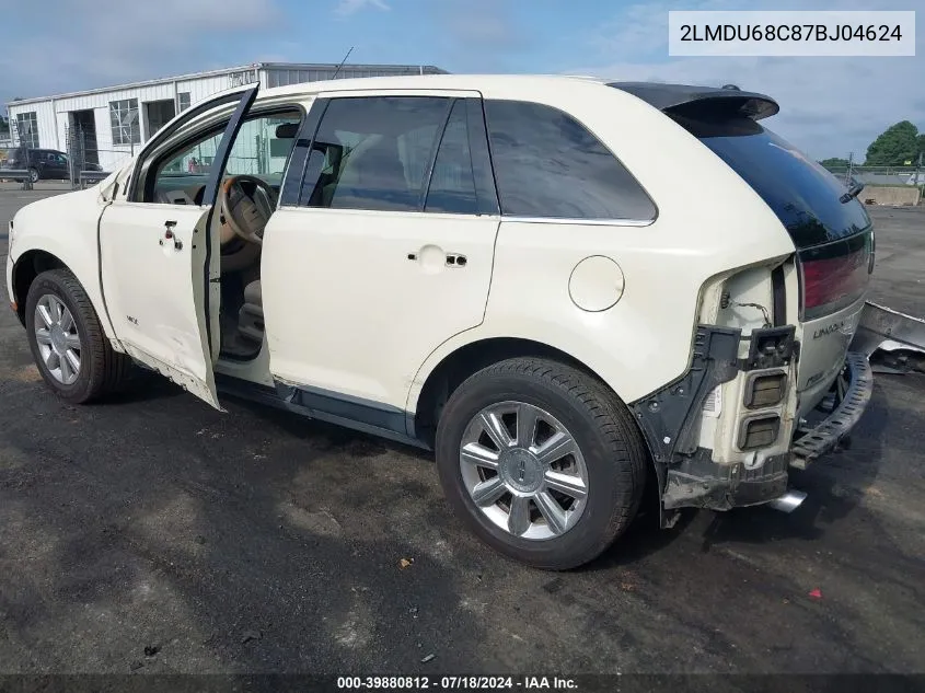 2LMDU68C87BJ04624 2007 Lincoln Mkx