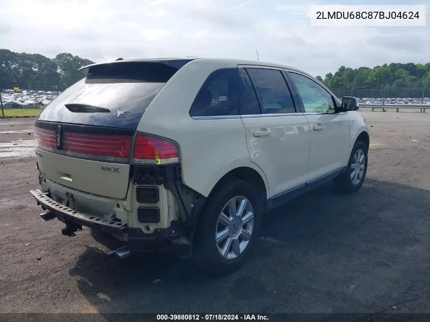 2LMDU68C87BJ04624 2007 Lincoln Mkx