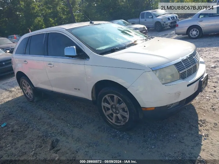 2007 Lincoln Mkx VIN: 2LMDU88C67BJ07954 Lot: 39958572