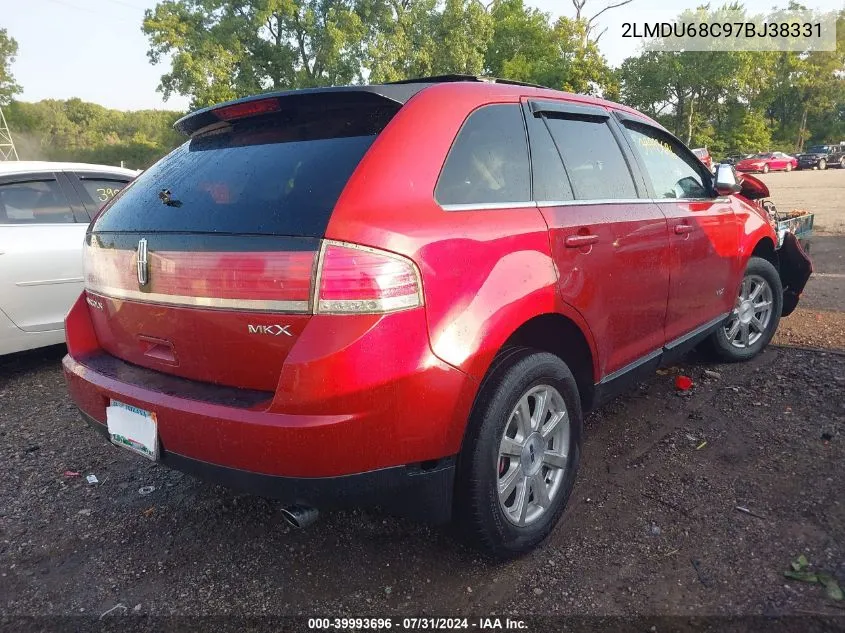 2LMDU68C97BJ38331 2007 Lincoln Mkx