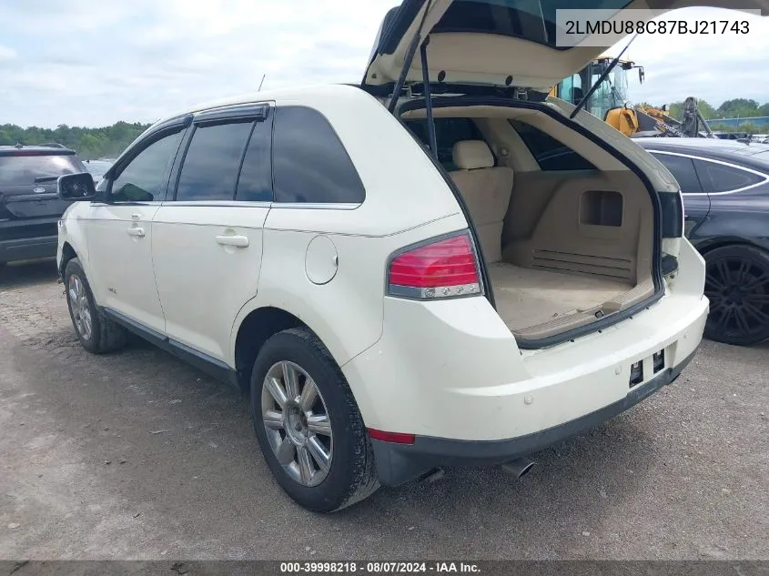 2LMDU88C87BJ21743 2007 Lincoln Mkx