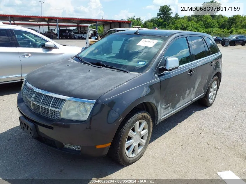 2LMDU68C97BJ17169 2007 Lincoln Mkx