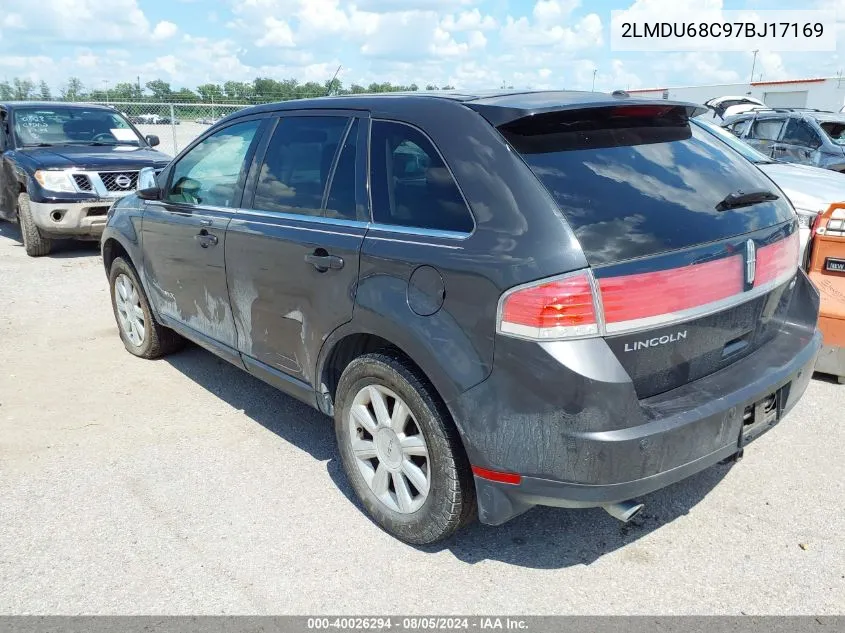 2LMDU68C97BJ17169 2007 Lincoln Mkx