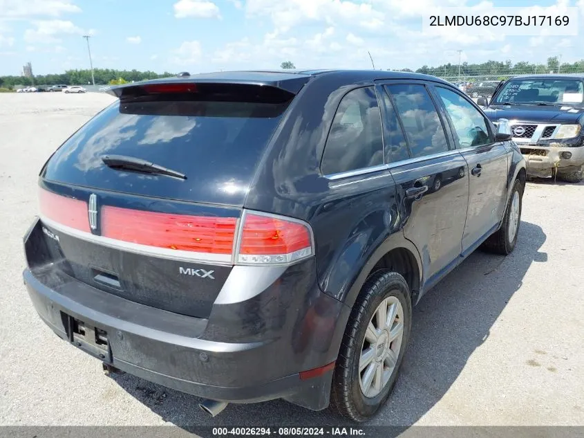 2LMDU68C97BJ17169 2007 Lincoln Mkx