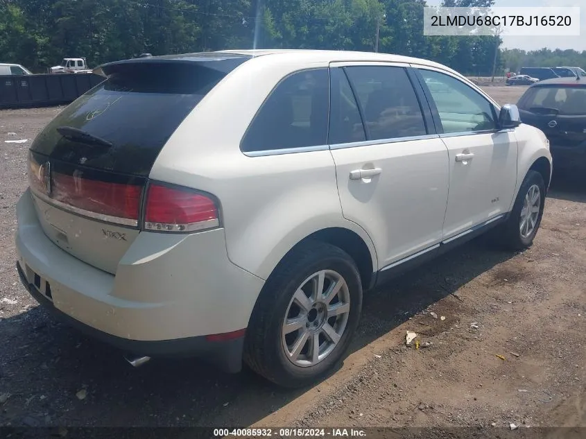 2LMDU68C17BJ16520 2007 Lincoln Mkx