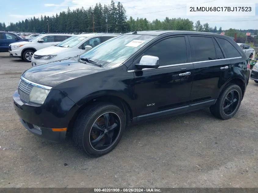 2LMDU68C17BJ17523 2007 Lincoln Mkx