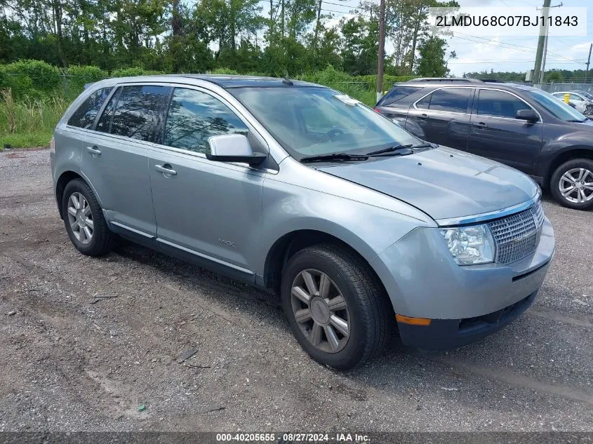 2007 Lincoln Mkx VIN: 2LMDU68C07BJ11843 Lot: 40205655