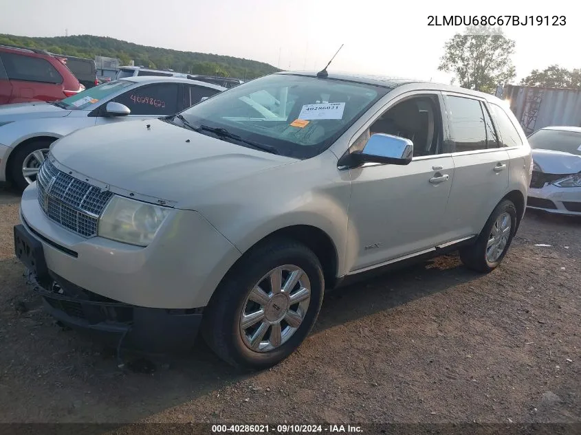 2LMDU68C67BJ19123 2007 Lincoln Mkx