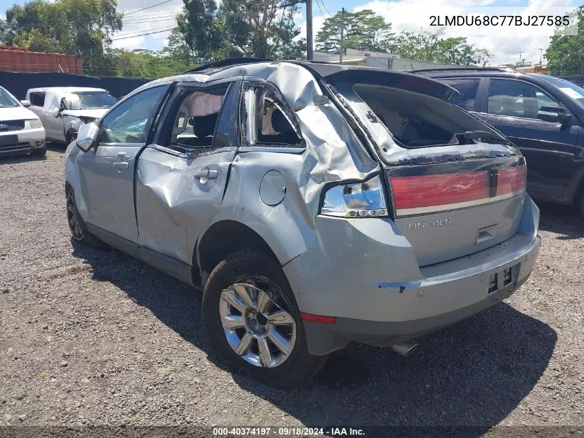 2LMDU68C77BJ27585 2007 Lincoln Mkx